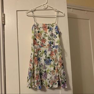 Alice and Olivia Trixie Floral-Print Mini Dress